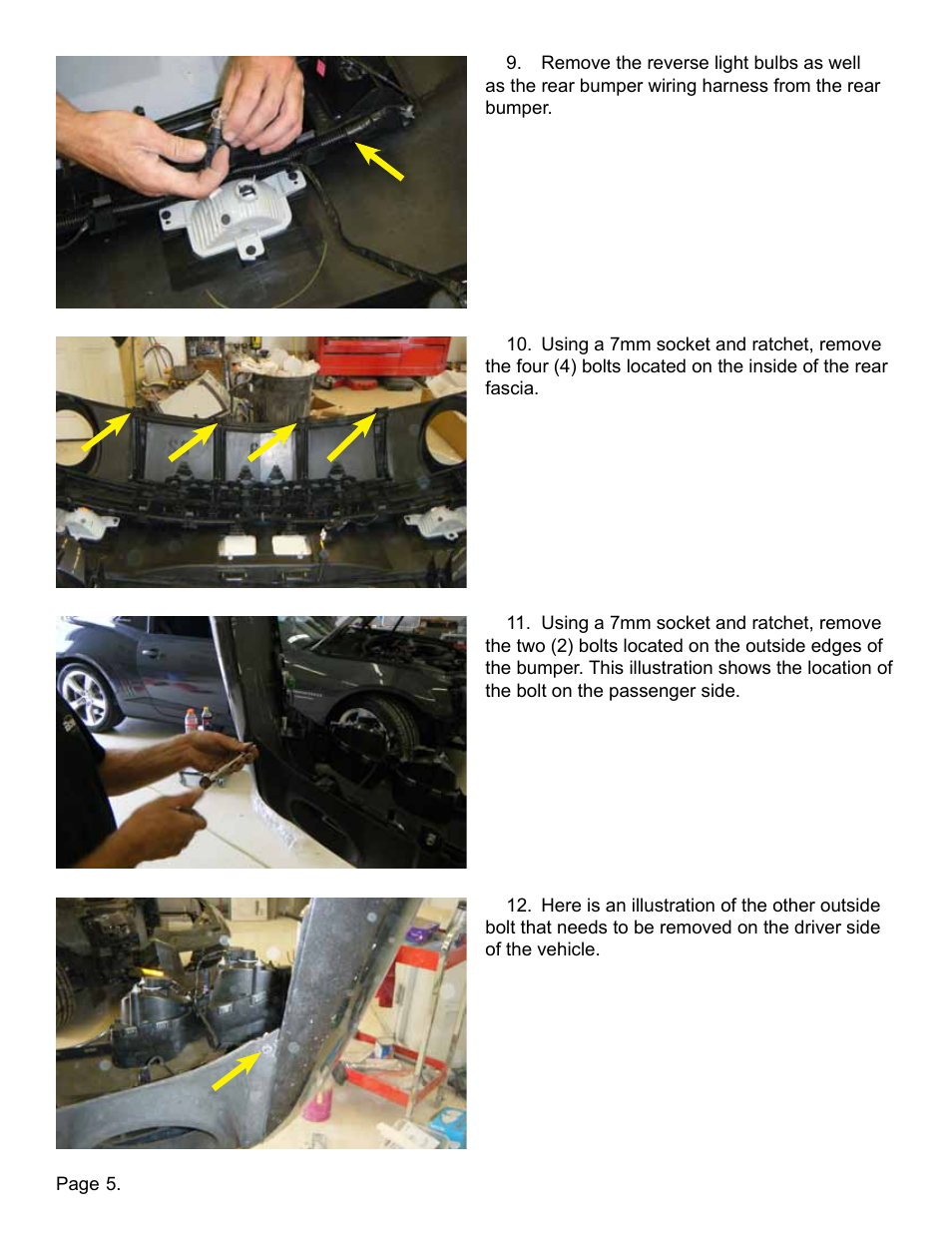 Lingenfelter L850161410 Camaro Rear Valance v0.8 User Manual | Page 6 / 15