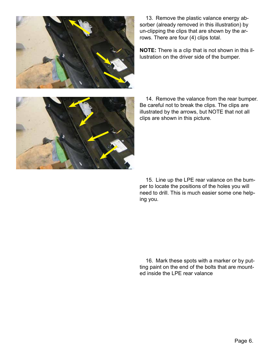 Lingenfelter L850161410 Camaro Rear Valance v0.8 User Manual | Page 7 / 15