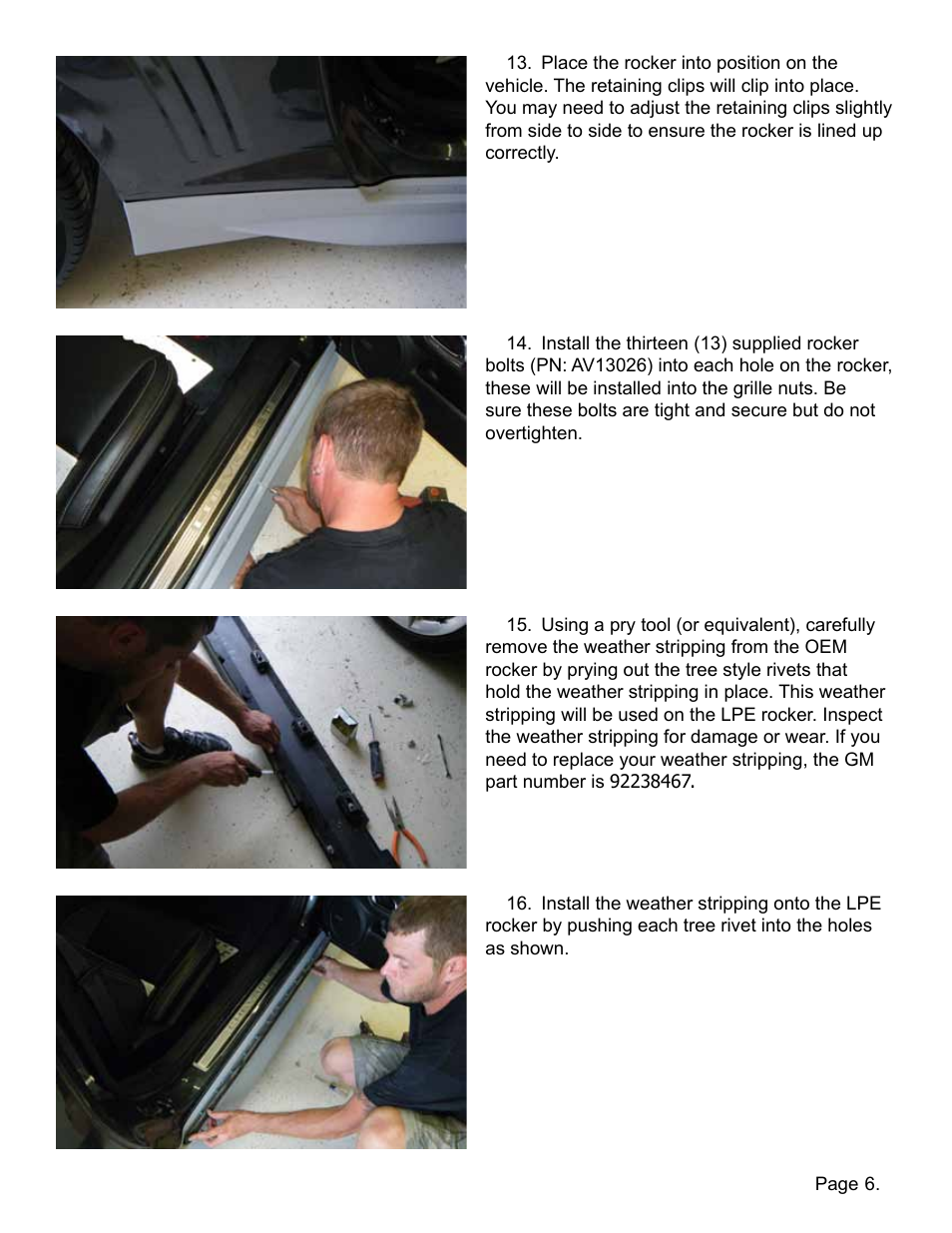 Lingenfelter L850171410 Camaro Rocker Covers v0.8 User Manual | Page 7 / 9