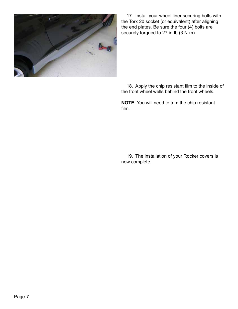 Lingenfelter L850171410 Camaro Rocker Covers v0.8 User Manual | Page 8 / 9