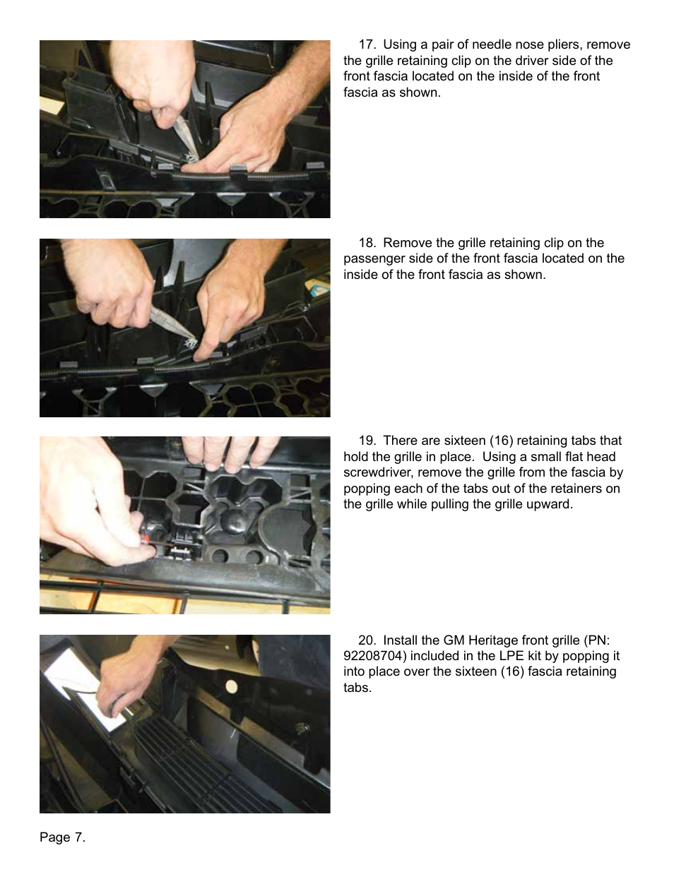 Lingenfelter L850181410 Camaro Grill Insert v0.8 User Manual | Page 8 / 12