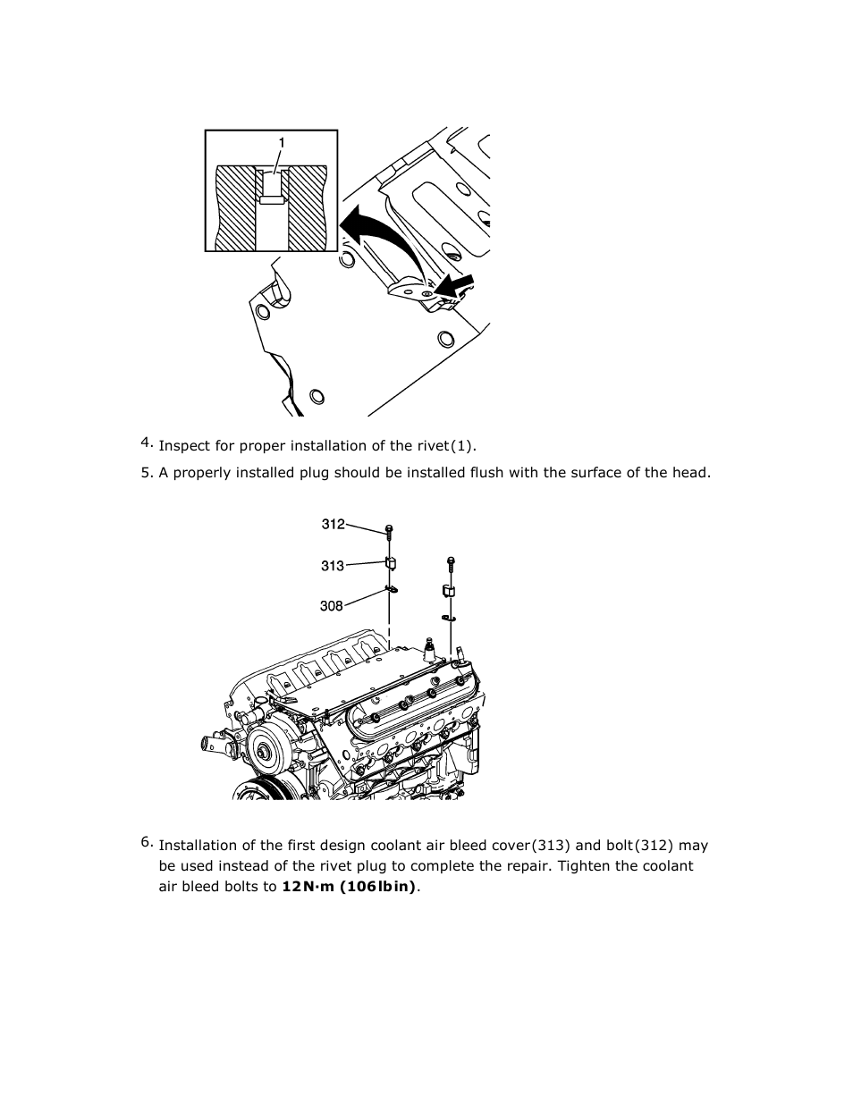 Lingenfelter How to install GM LS coolant air bleed plug or cover in cylinder heads User Manual | Page 2 / 2