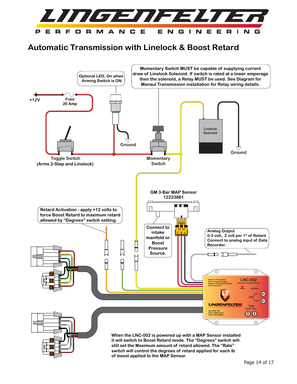 Lingenfelter L460095297 Lingenfelter LNC-002 Launch Controller v2.0 User Manual | Page 15 / 18