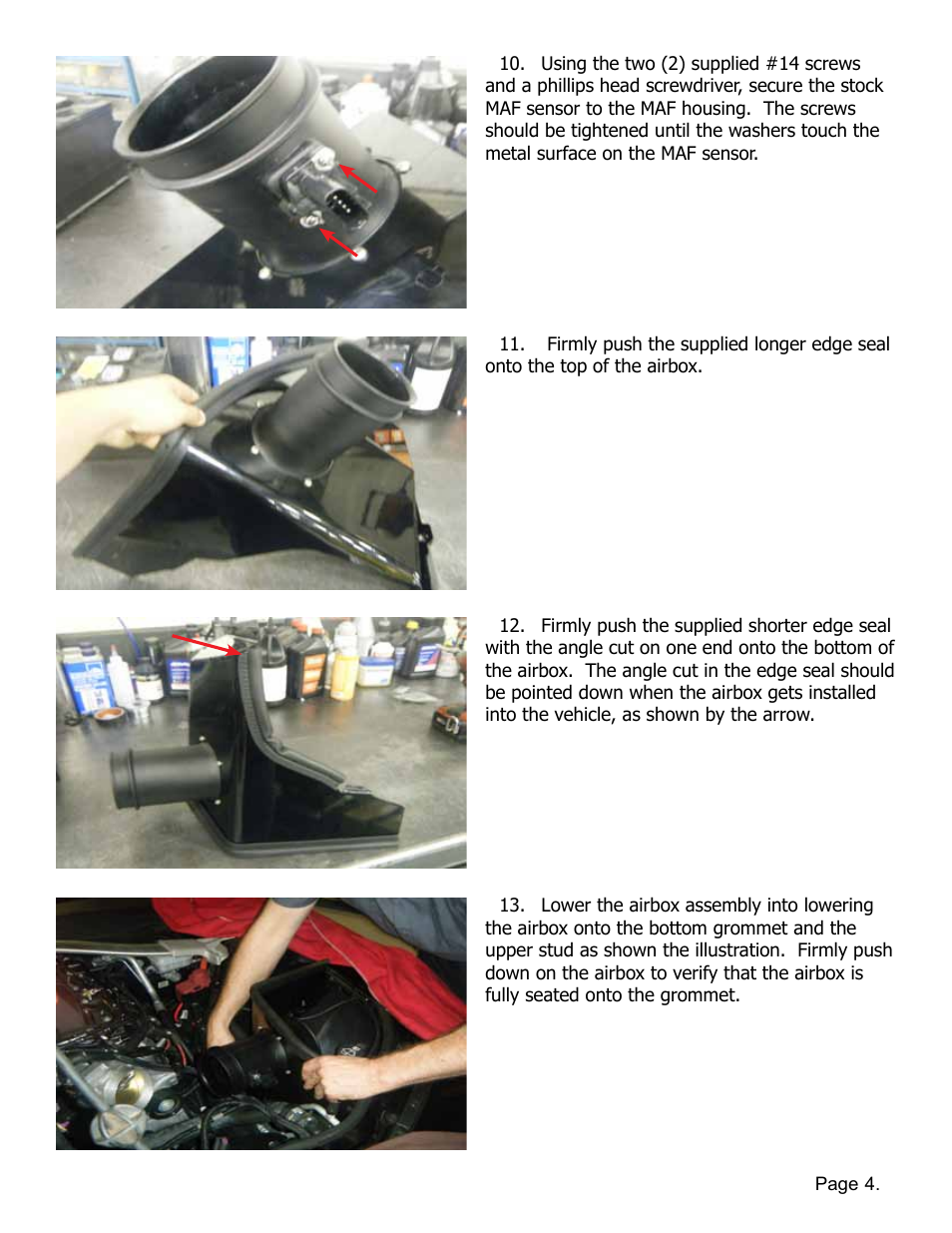 Lingenfelter L650162012 Lingenfelter Camaro ZL1 Air Intake Kit 2012-13 v1.1 User Manual | Page 5 / 9