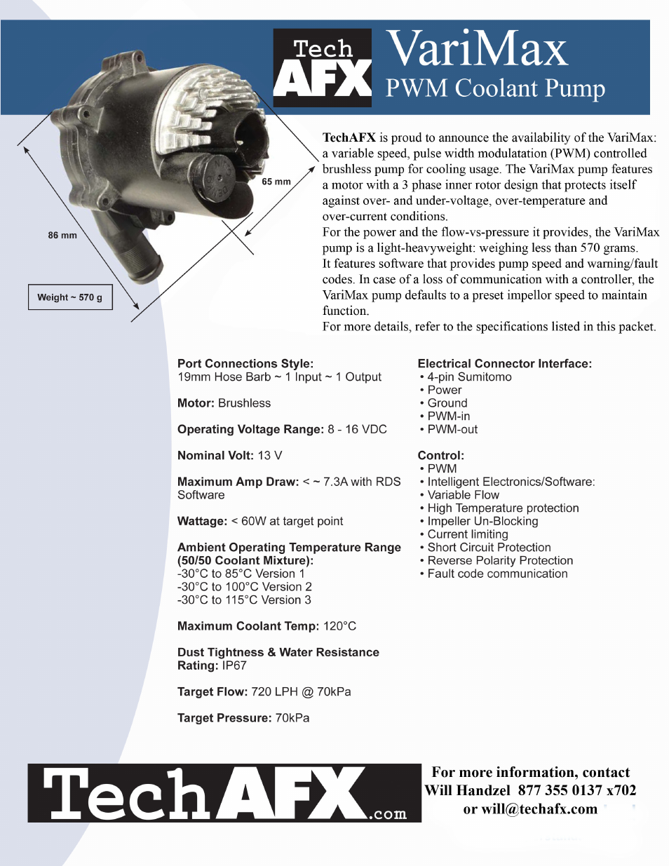 Lingenfelter TechAFX VariMax PumpOperationDetails User Manual | 8 pages