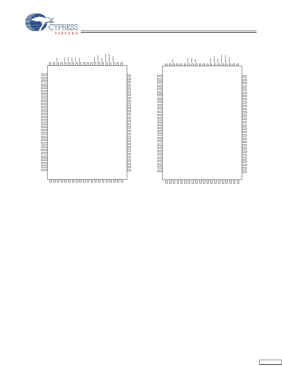 Pin configurations, Pin tqfp pinout | Cypress CY7C1446AV33 User Manual | Page 4 / 31