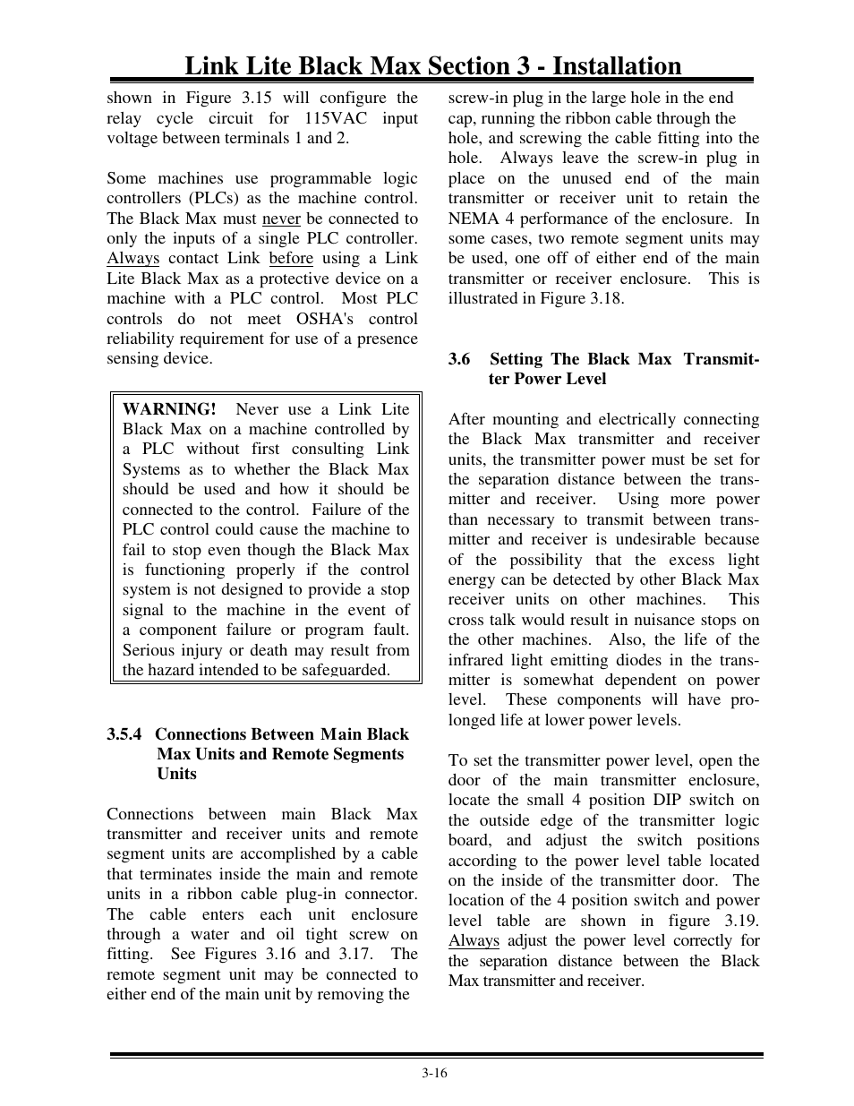 LINK Systems Max Presence Sensing Device User Manual | Page 21 / 48