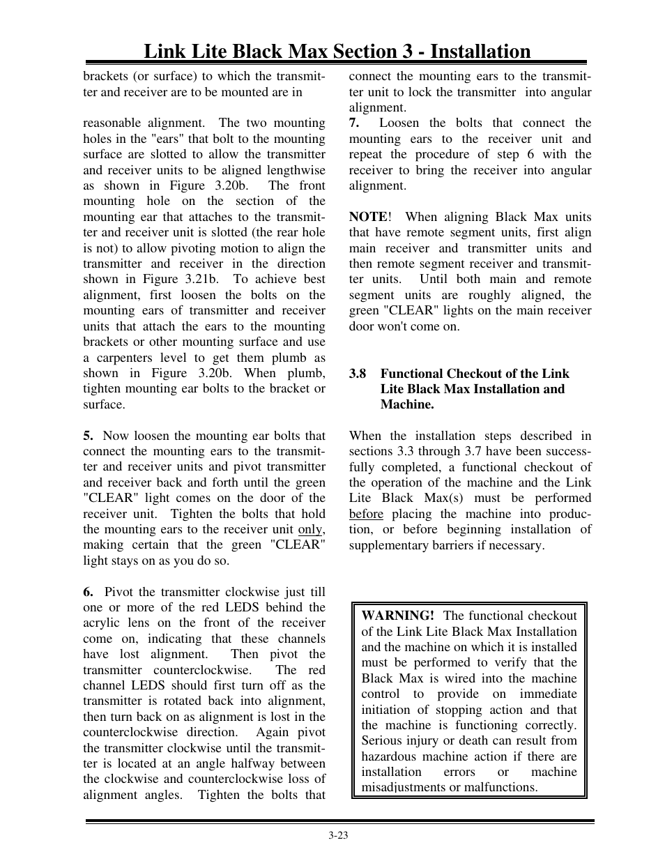 LINK Systems Max Presence Sensing Device User Manual | Page 28 / 48