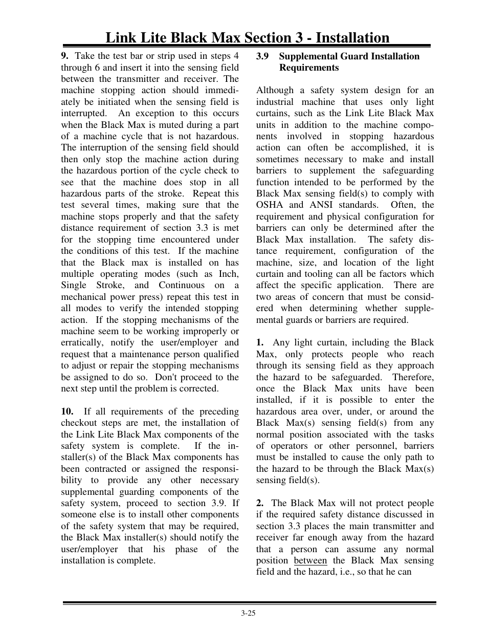 LINK Systems Max Presence Sensing Device User Manual | Page 30 / 48