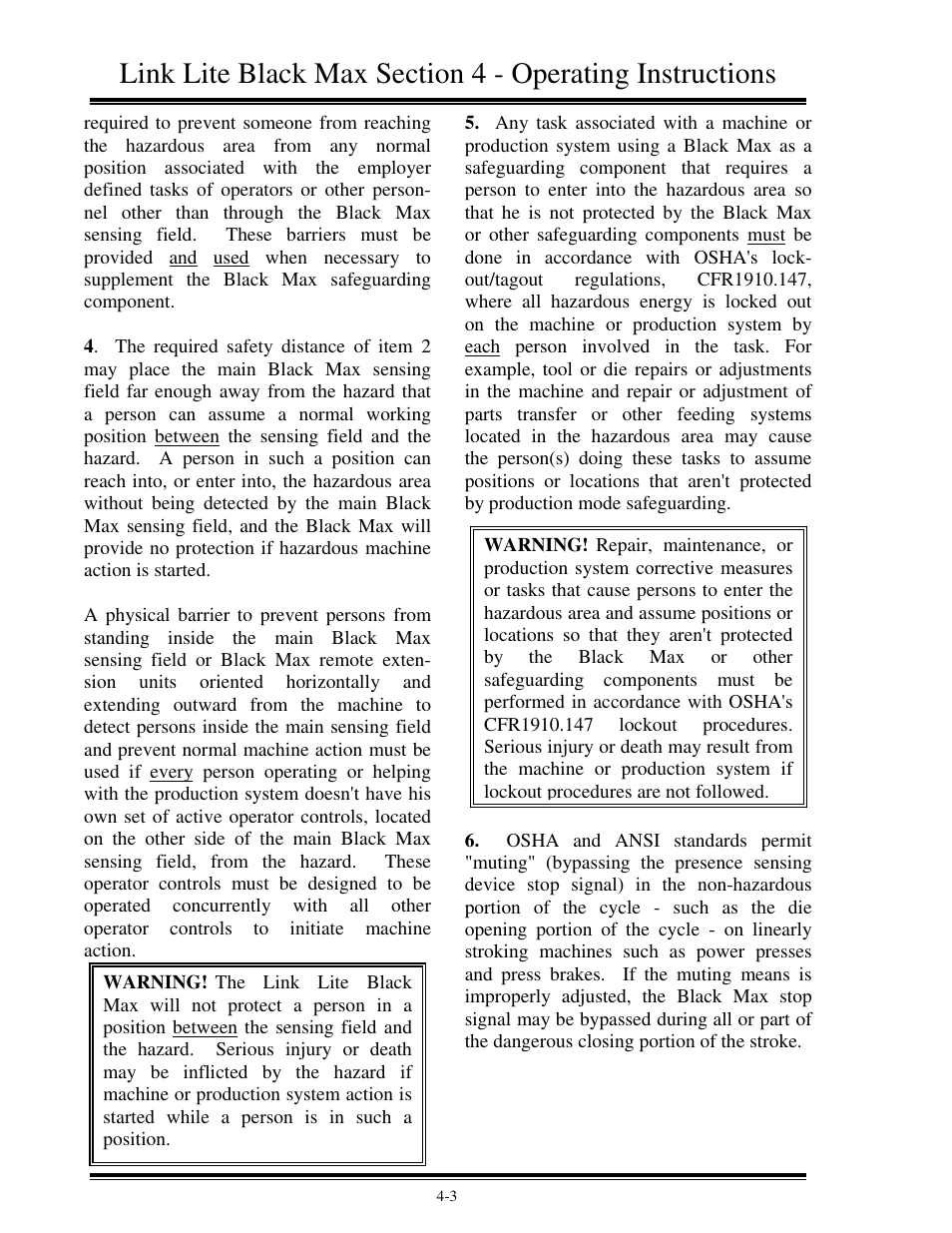 LINK Systems Max Presence Sensing Device User Manual | Page 36 / 48