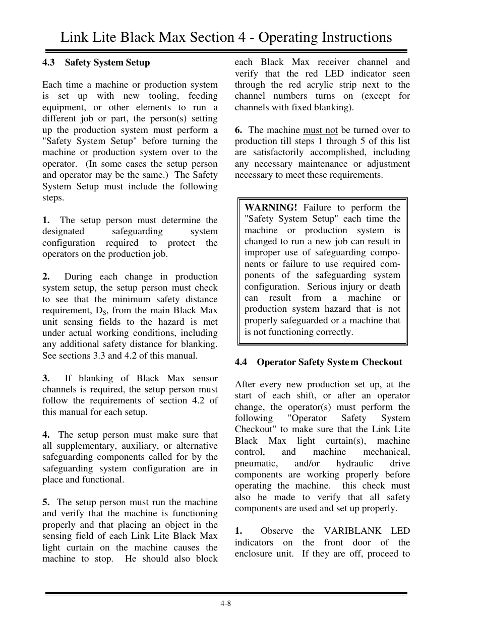 LINK Systems Max Presence Sensing Device User Manual | Page 41 / 48