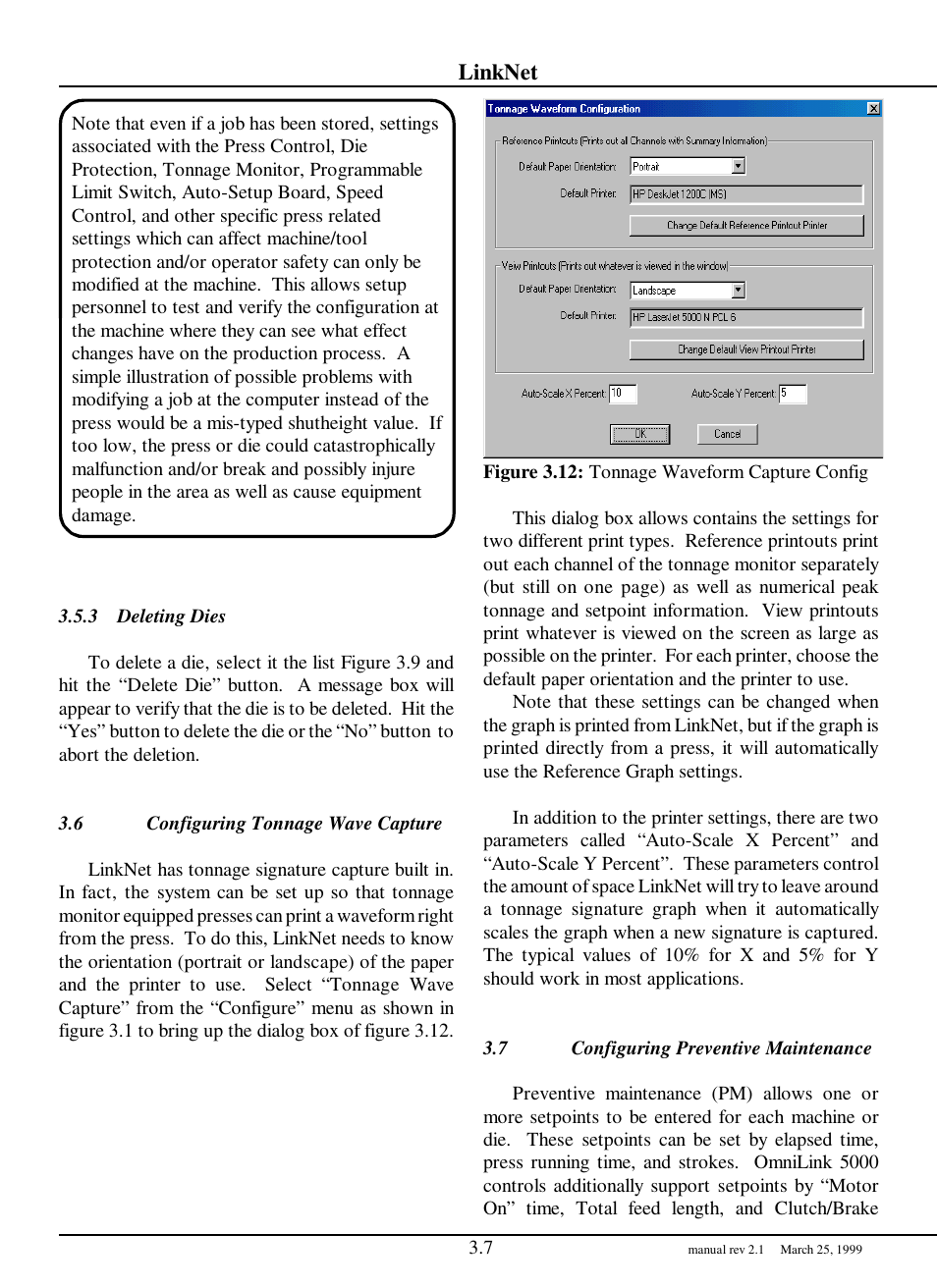 Linknet | LINK Systems LinkNet I User Manual | Page 19 / 47