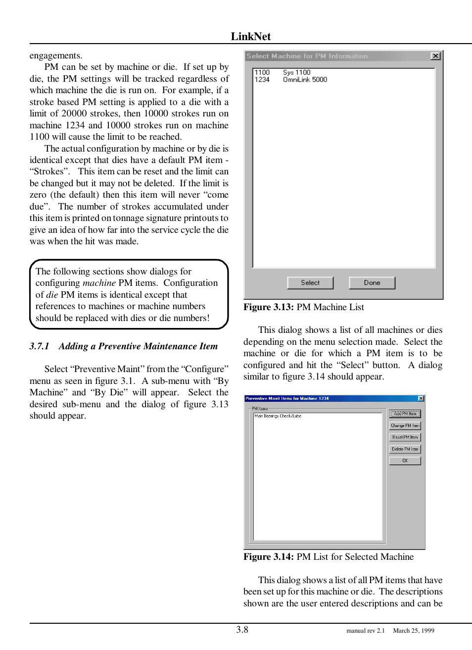 Linknet | LINK Systems LinkNet I User Manual | Page 20 / 47