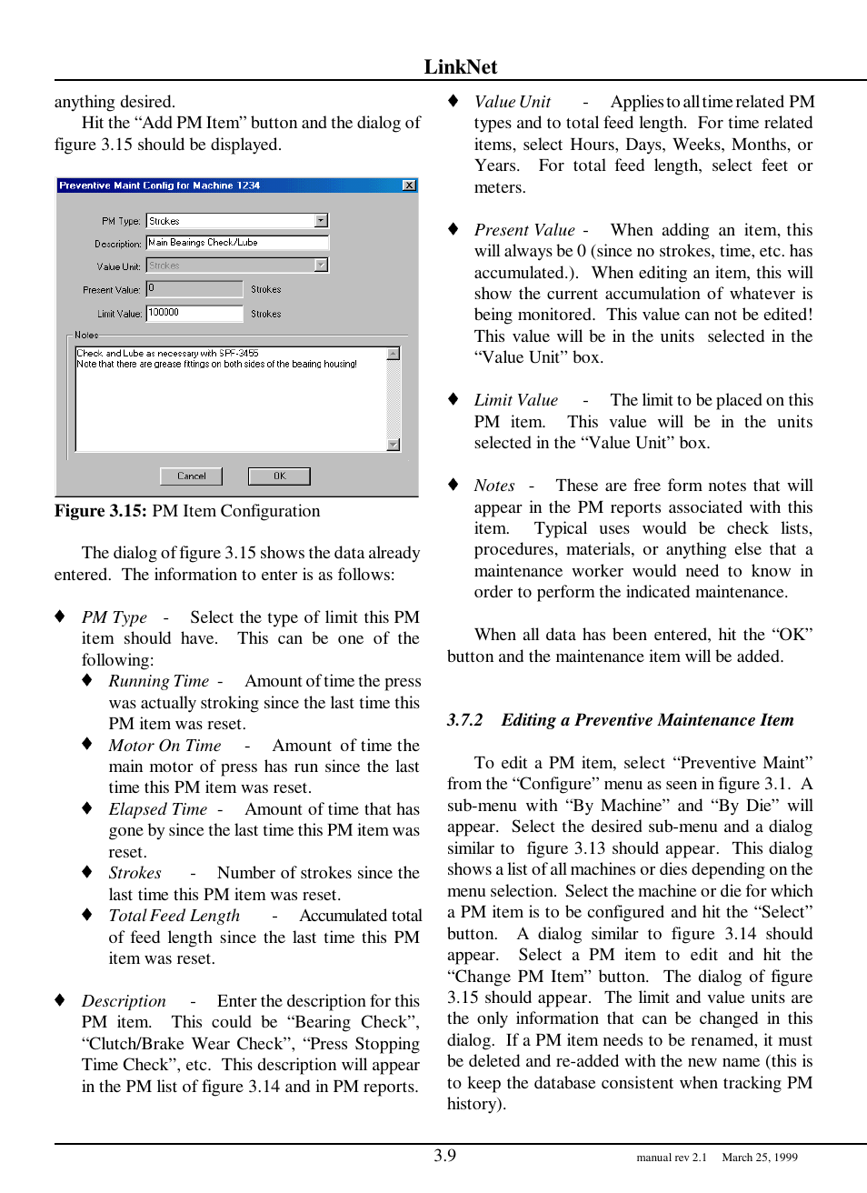 Linknet | LINK Systems LinkNet I User Manual | Page 21 / 47