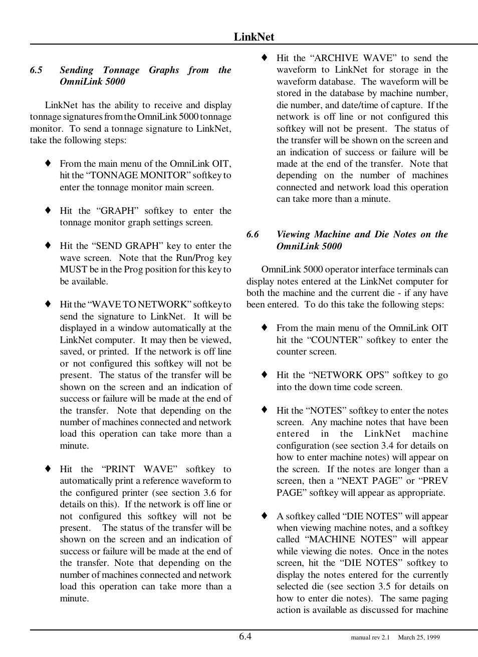 LINK Systems LinkNet I User Manual | Page 35 / 47