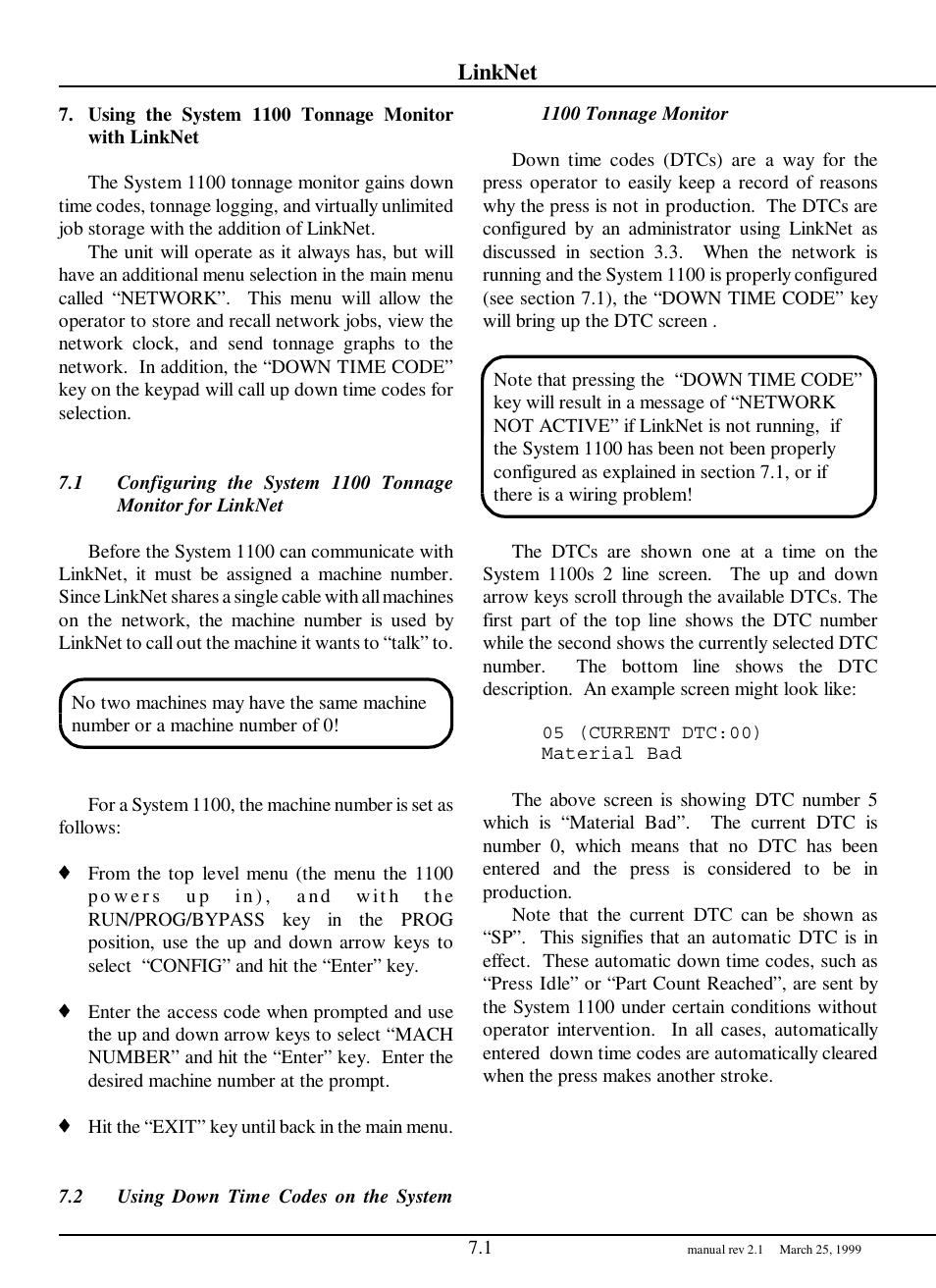 Linknet | LINK Systems LinkNet I User Manual | Page 37 / 47