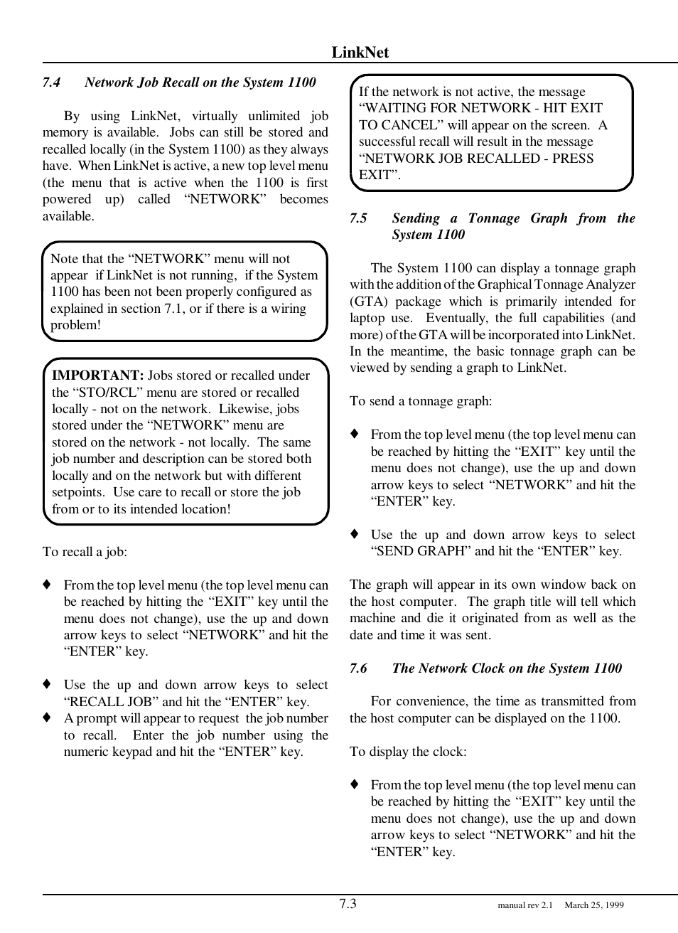 Linknet | LINK Systems LinkNet I User Manual | Page 39 / 47