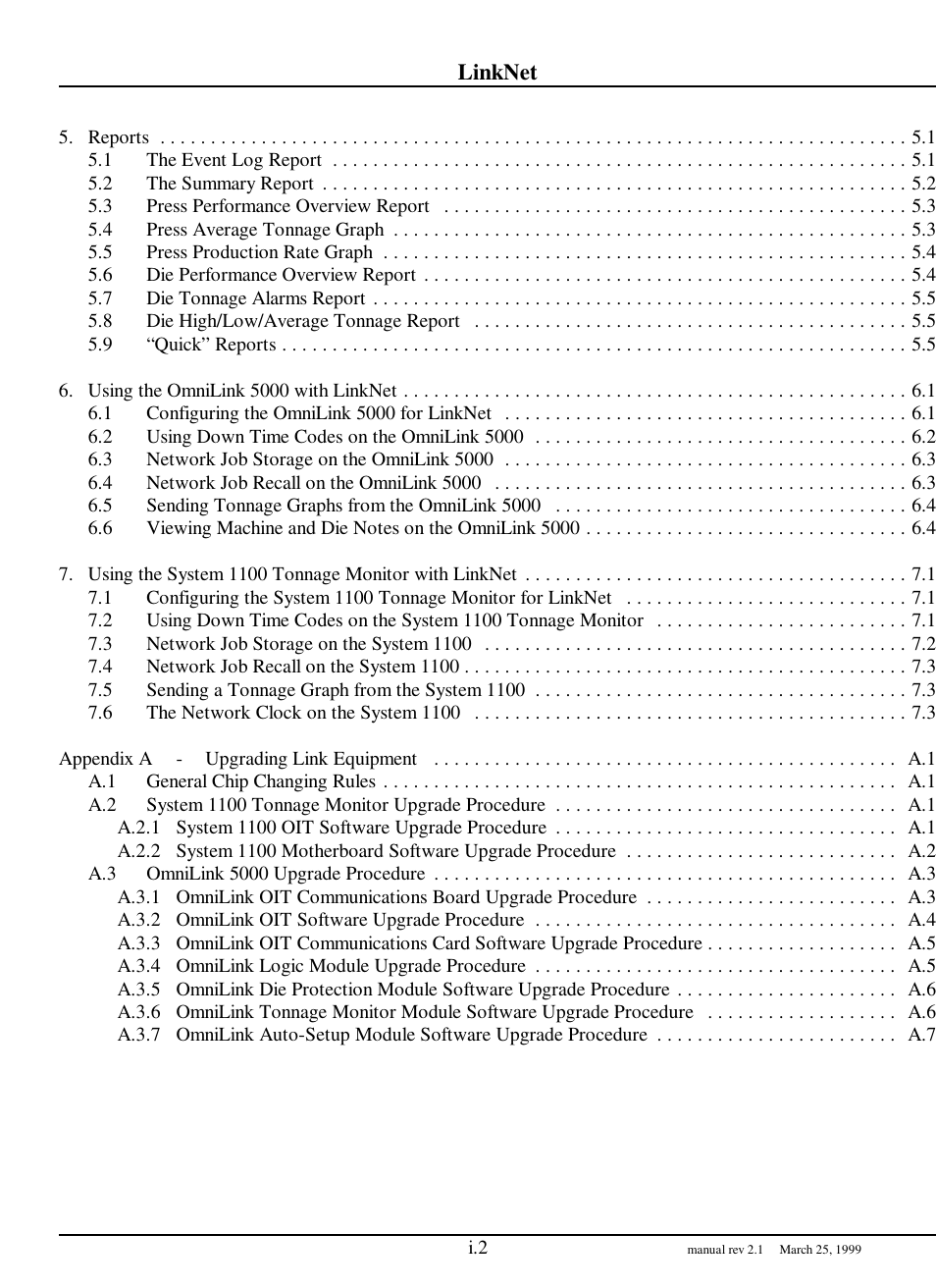 Linknet | LINK Systems LinkNet I User Manual | Page 4 / 47