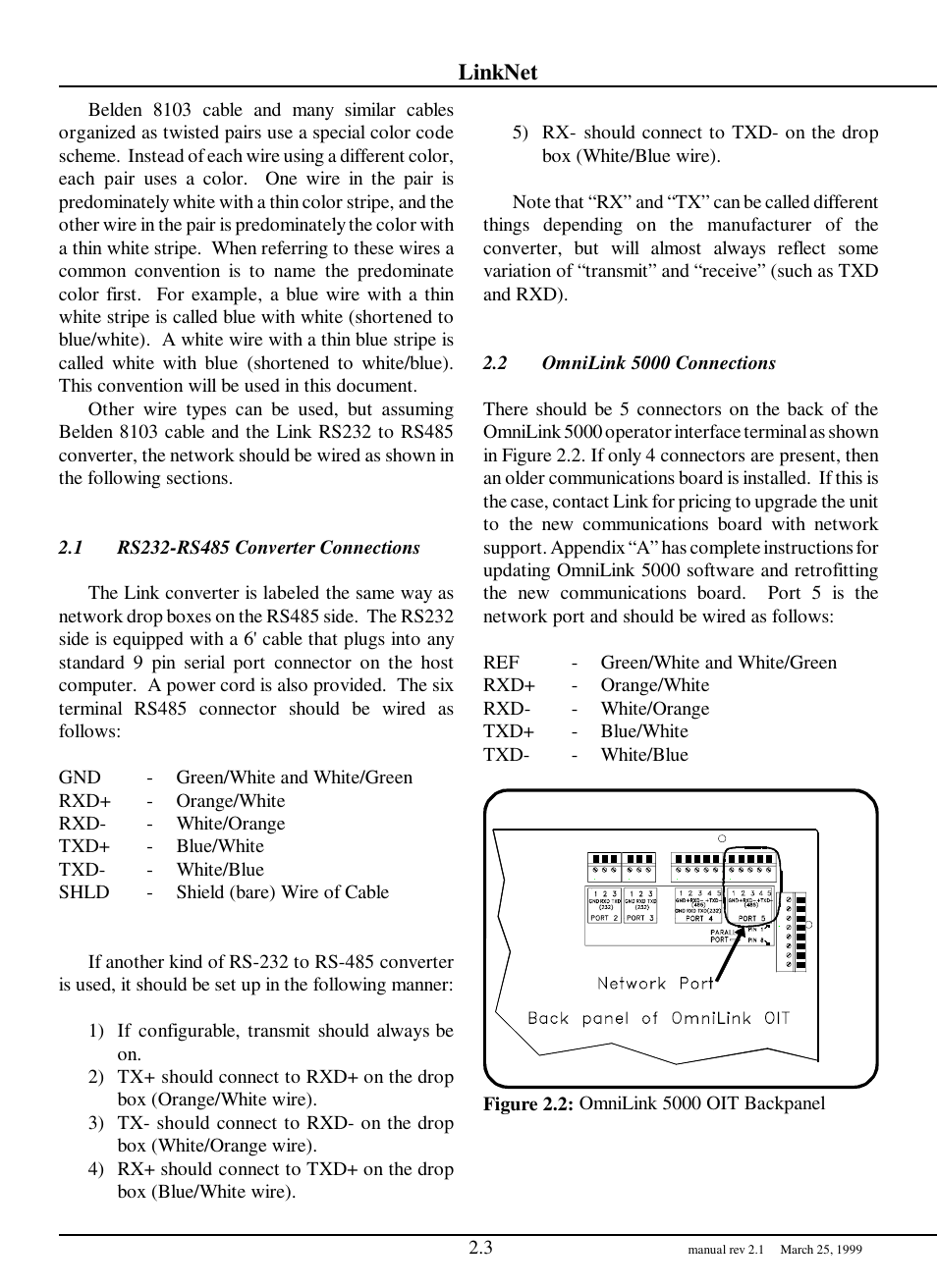 Linknet | LINK Systems LinkNet I User Manual | Page 9 / 47