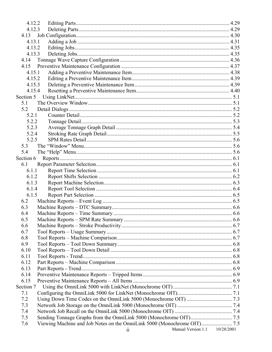 LINK Systems LinkNet II User Manual | Page 4 / 99