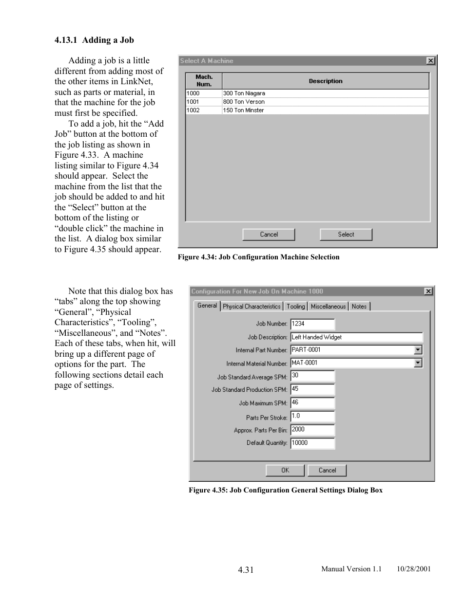 Adding a job | LINK Systems LinkNet II User Manual | Page 53 / 99