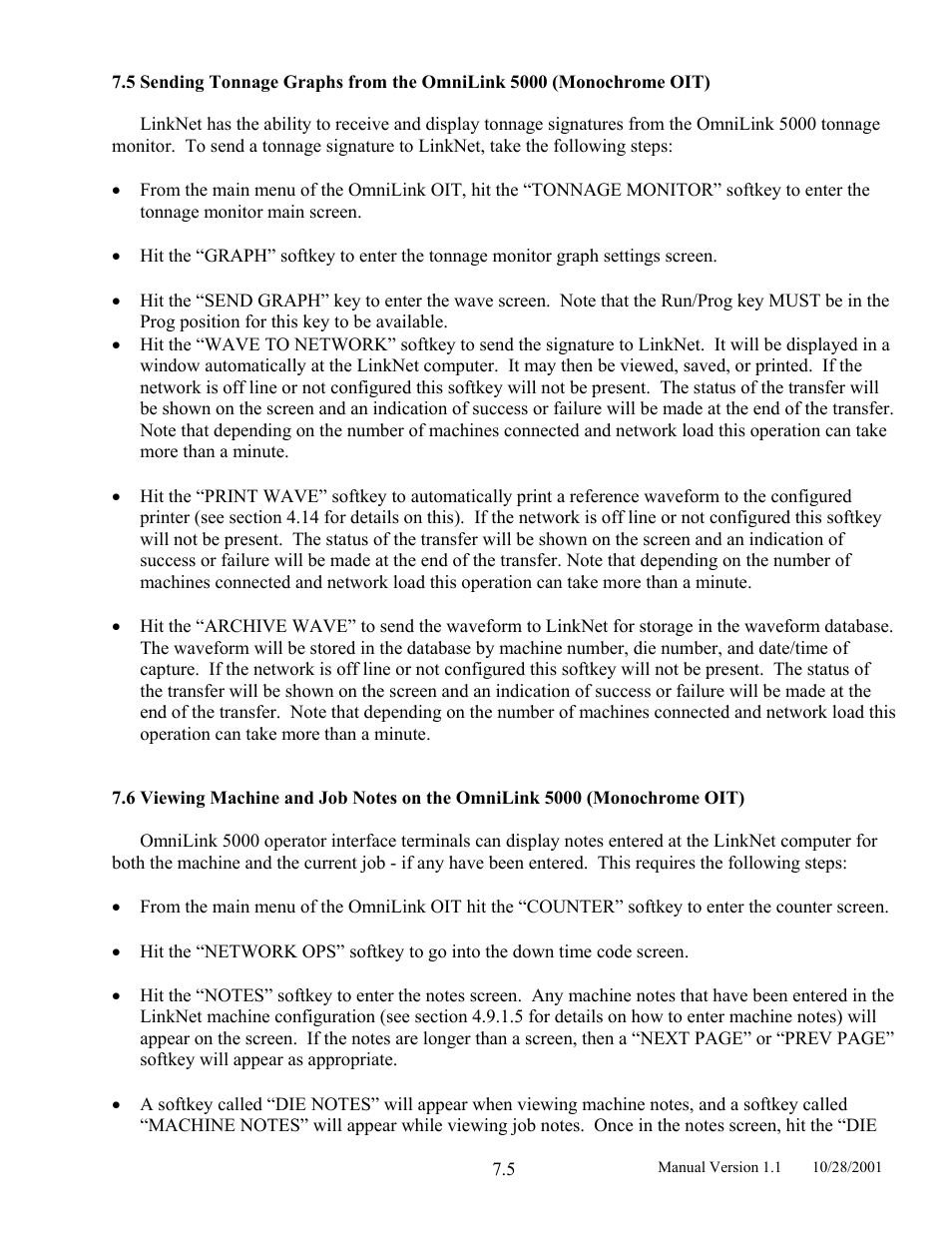 LINK Systems LinkNet II User Manual | Page 83 / 99