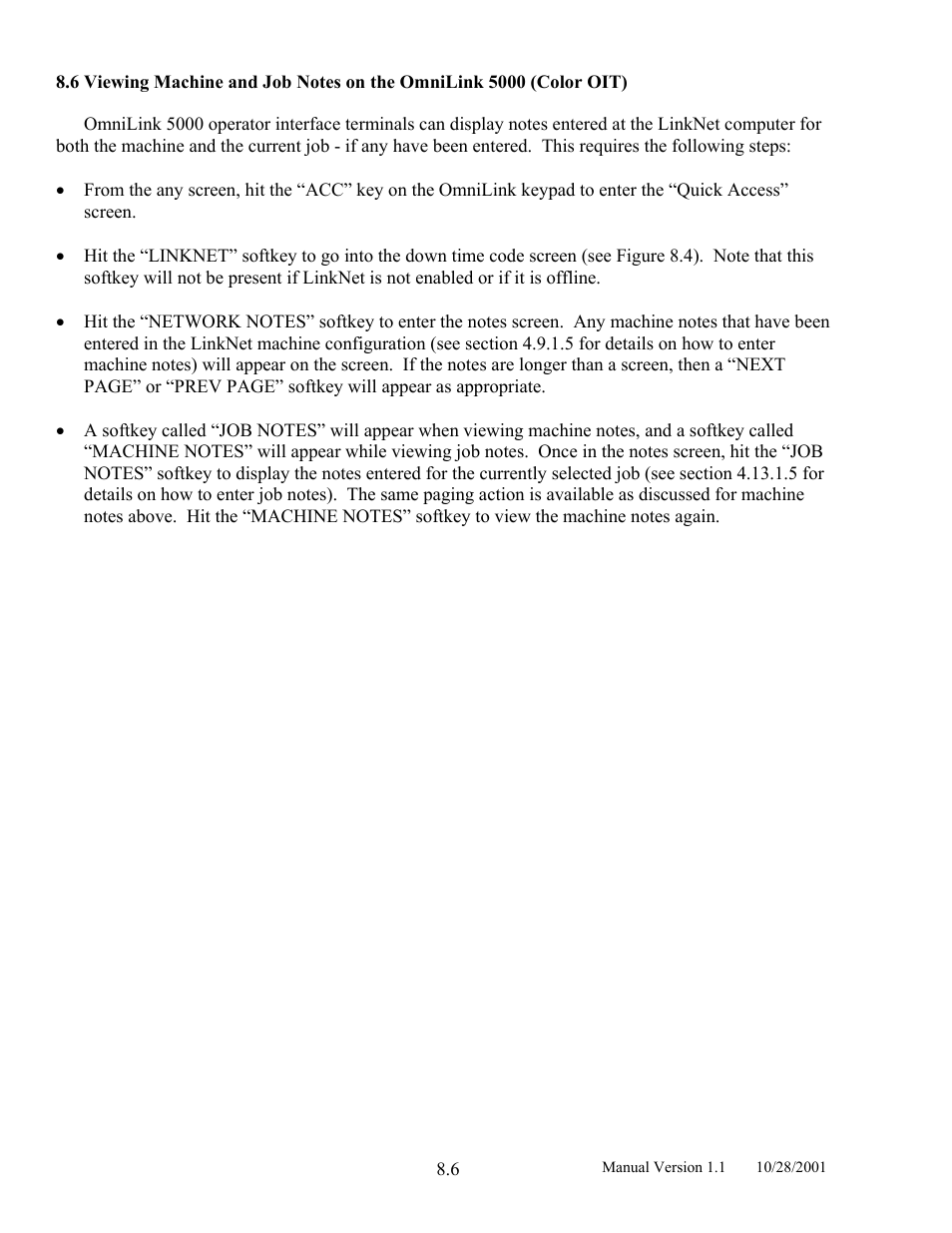 LINK Systems LinkNet II User Manual | Page 90 / 99