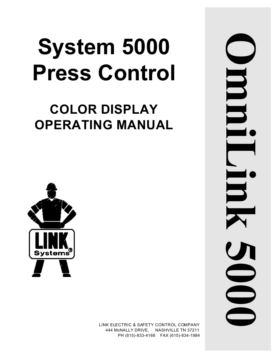 LINK Systems OmniLink 5000 User Manual | 115 pages