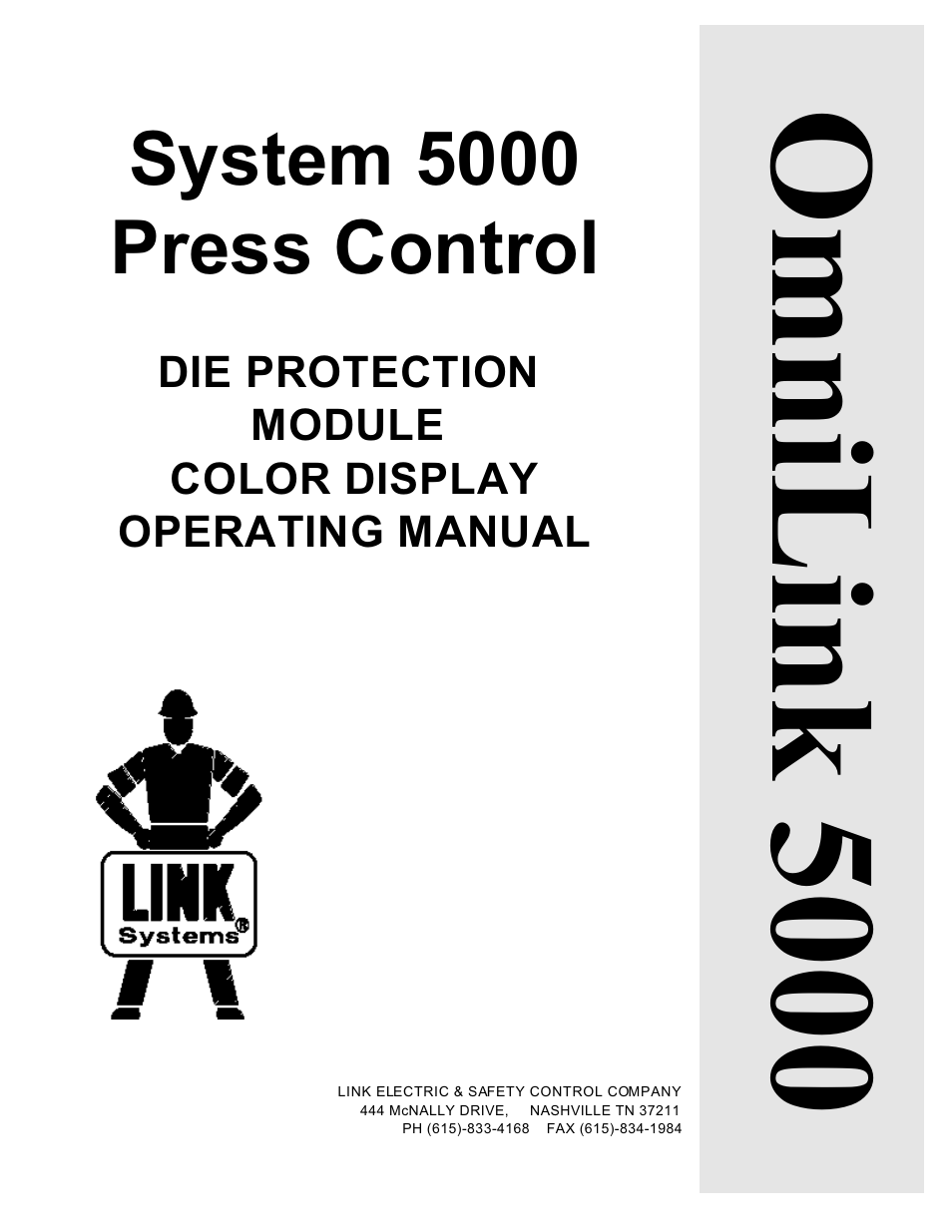 LINK Systems OmniLink 5000 User Manual | 39 pages