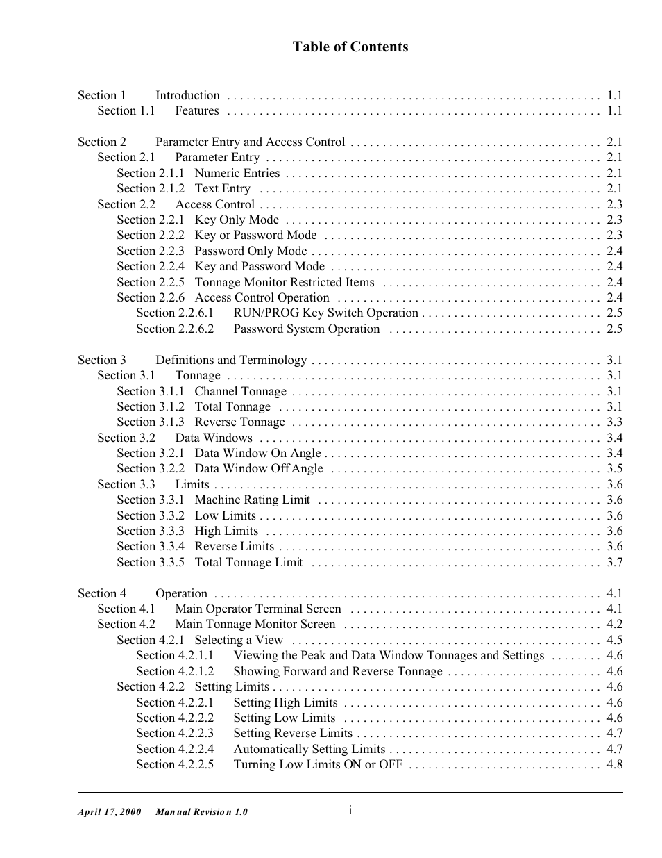 LINK Systems OmniLink 5000 User Manual | Page 3 / 81