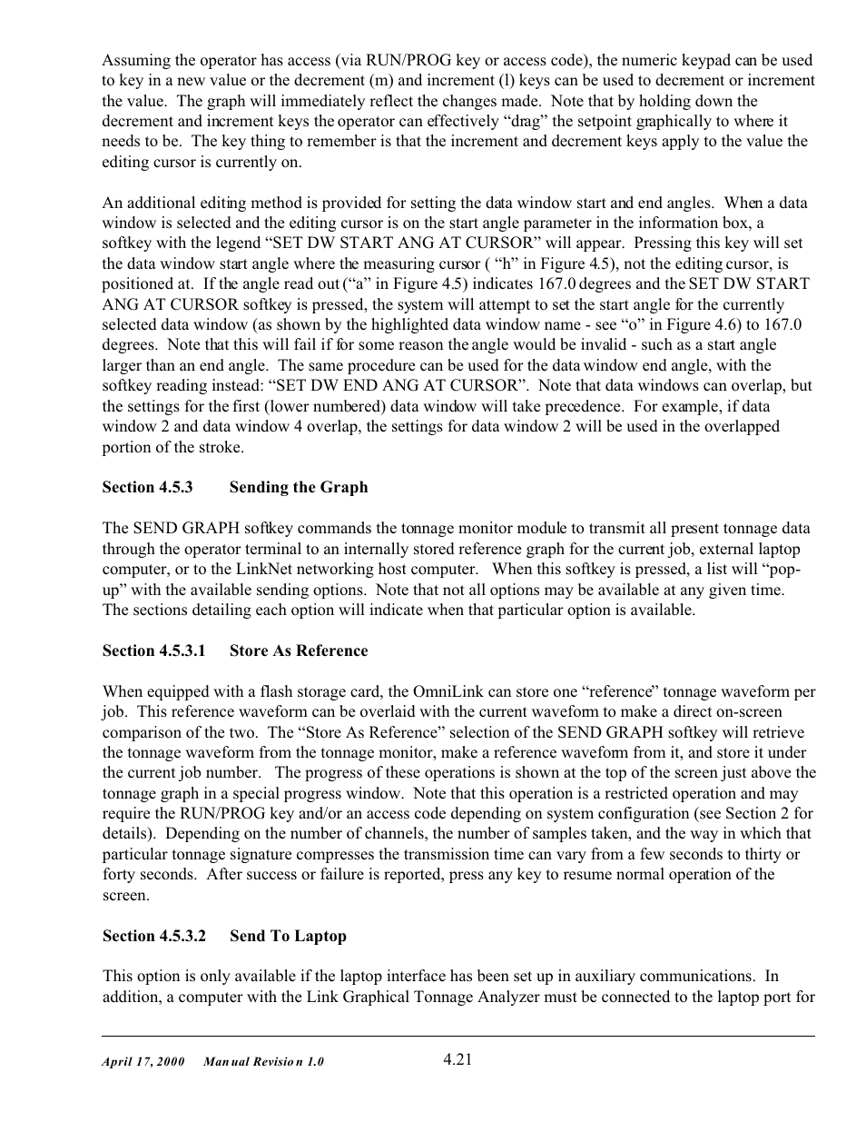 LINK Systems OmniLink 5000 User Manual | Page 42 / 81