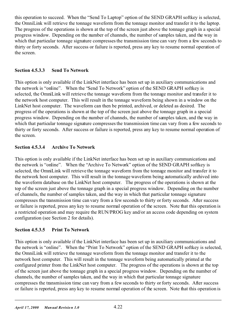 LINK Systems OmniLink 5000 User Manual | Page 43 / 81