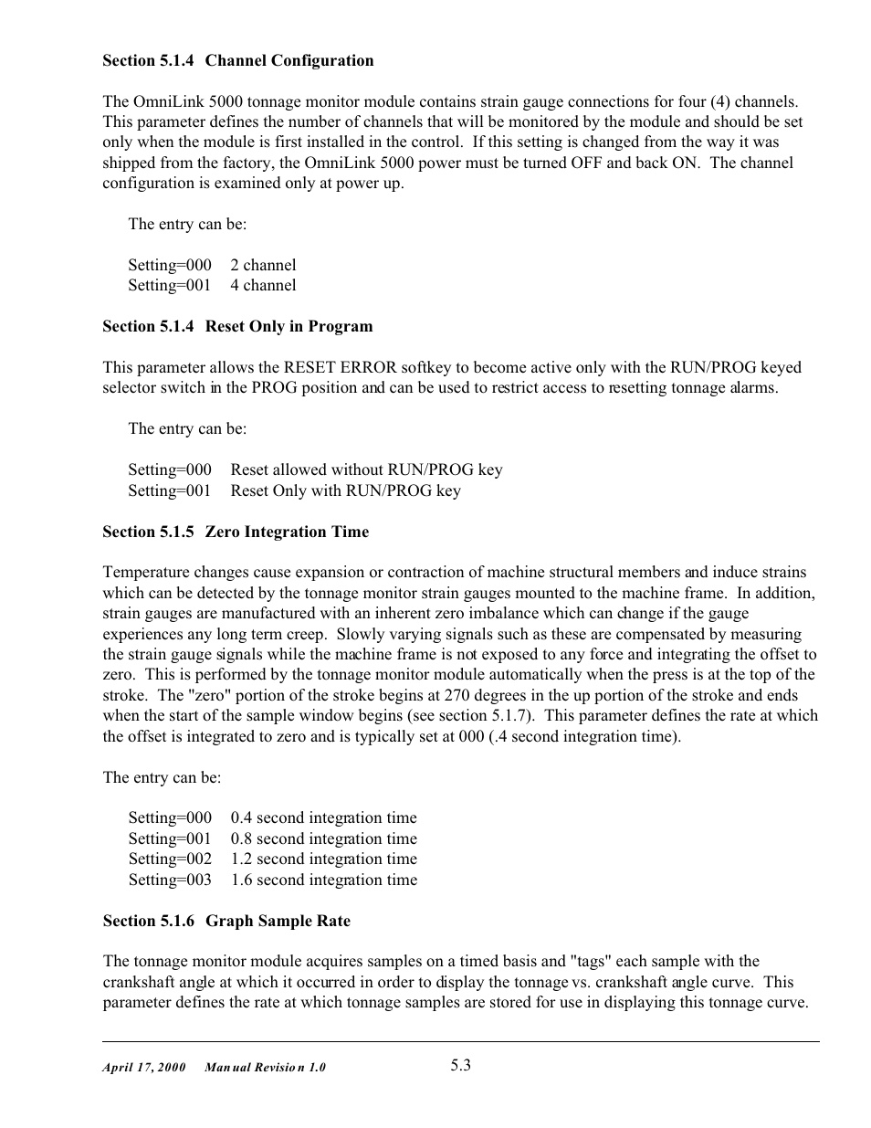 LINK Systems OmniLink 5000 User Manual | Page 48 / 81