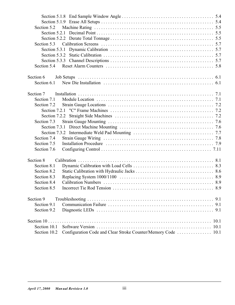 LINK Systems OmniLink 5000 User Manual | Page 5 / 81