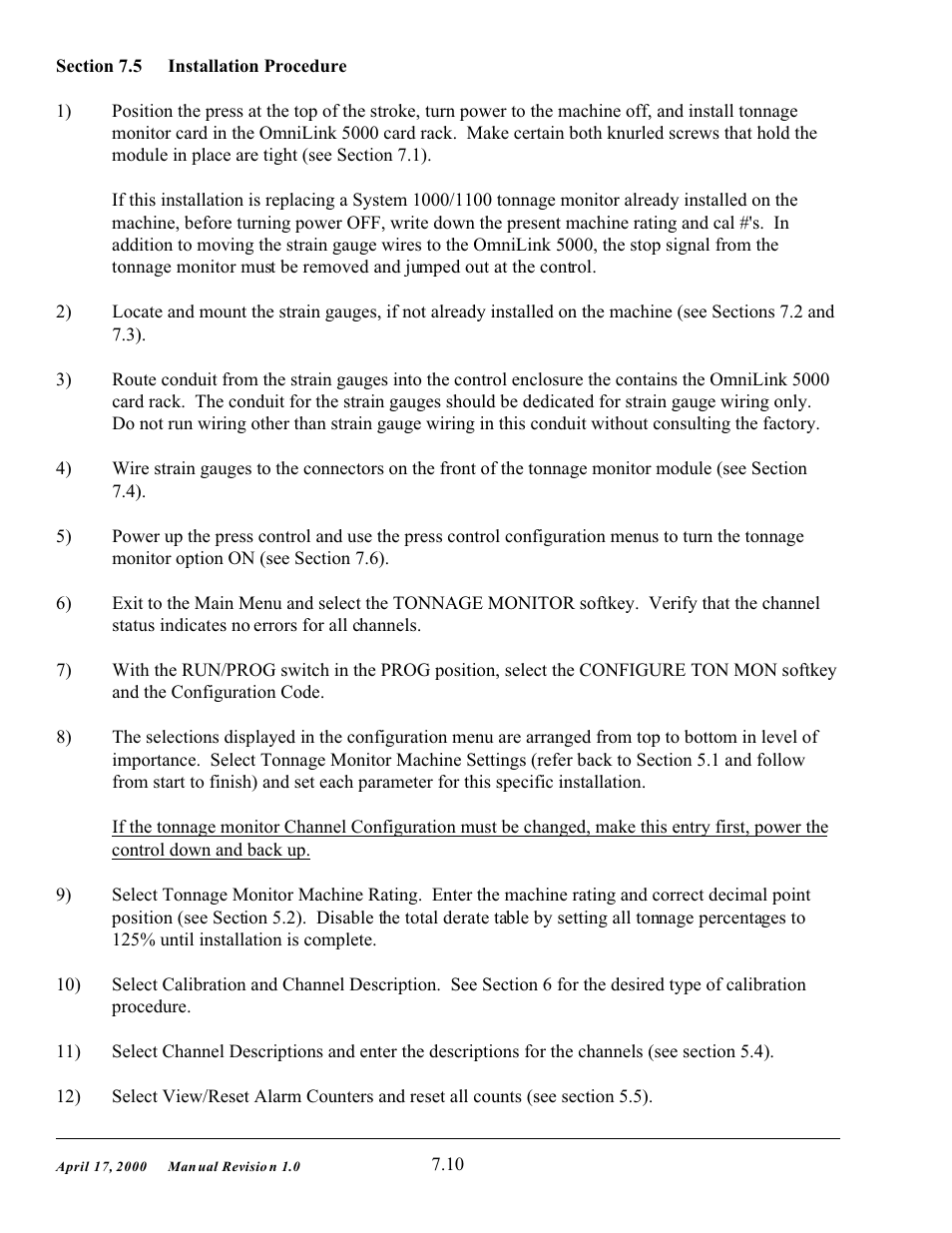 LINK Systems OmniLink 5000 User Manual | Page 65 / 81