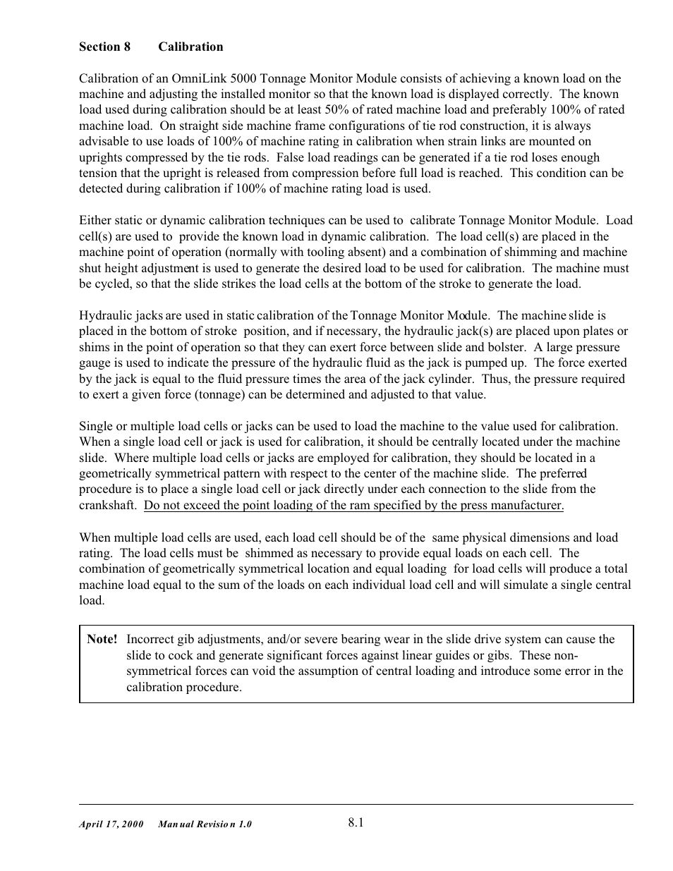 LINK Systems OmniLink 5000 User Manual | Page 69 / 81