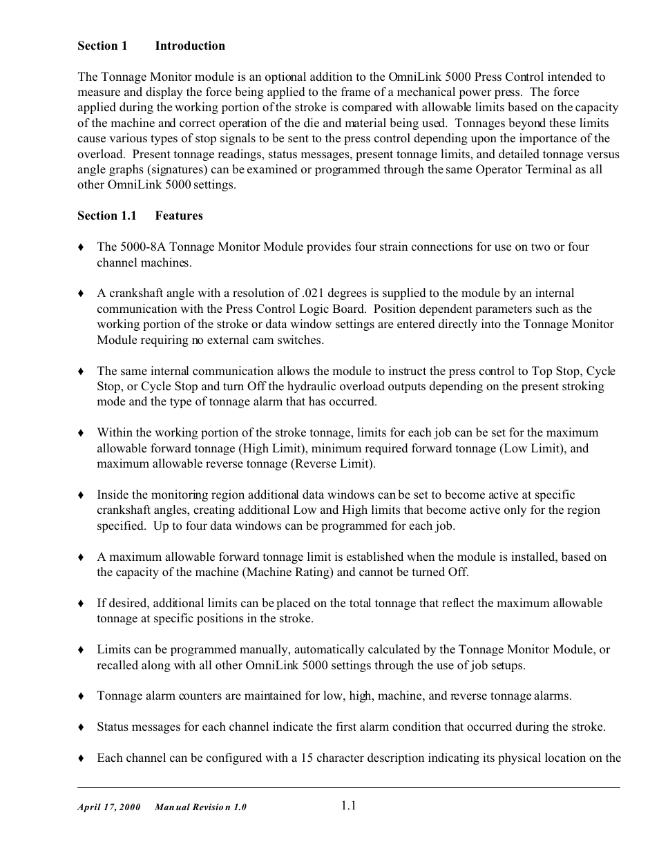 LINK Systems OmniLink 5000 User Manual | Page 7 / 81