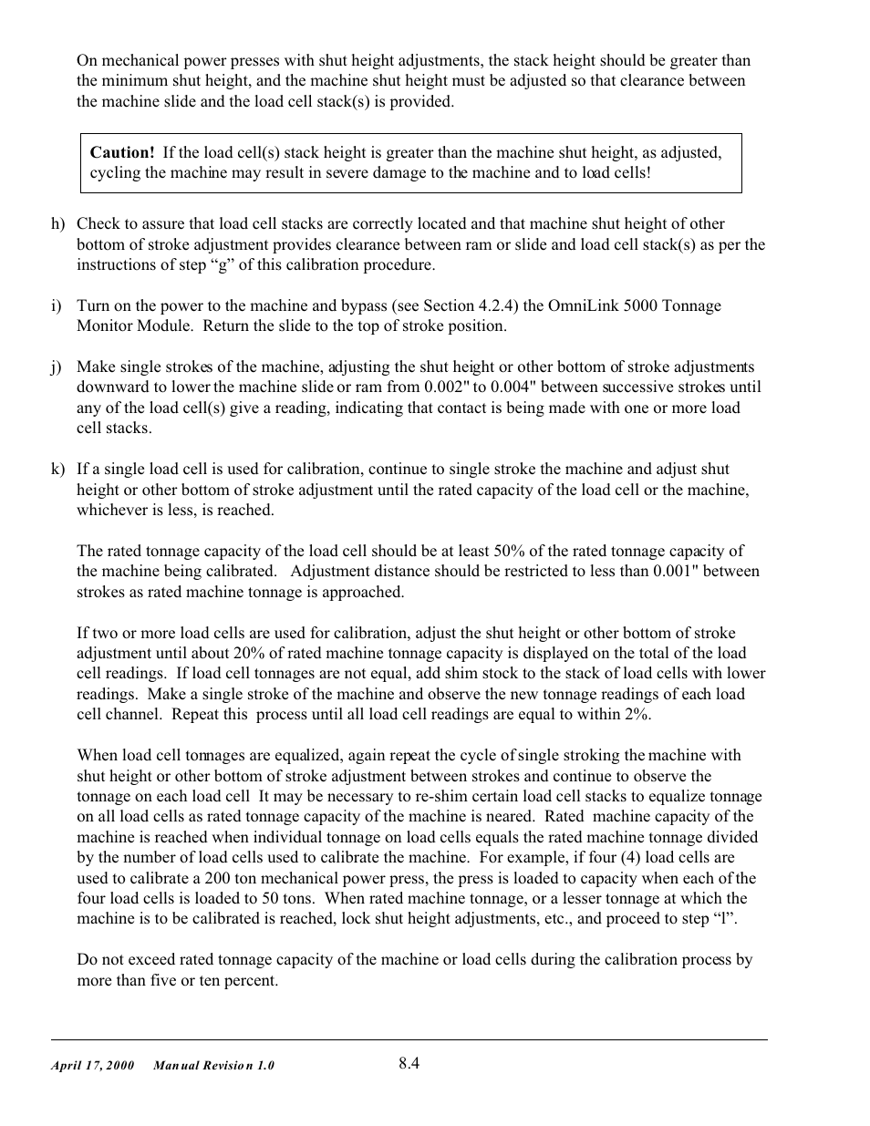 LINK Systems OmniLink 5000 User Manual | Page 72 / 81