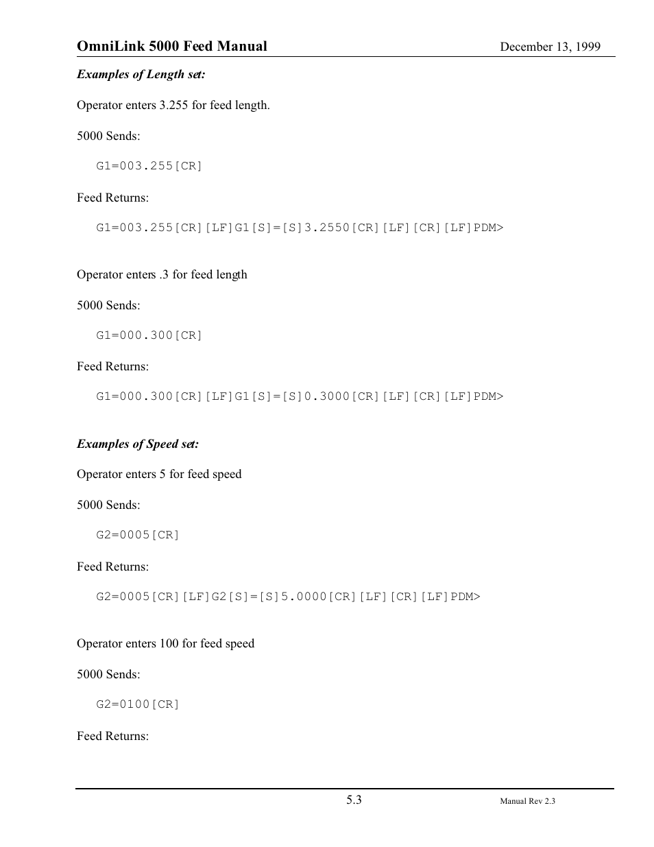 LINK Systems OmniLink - Feed Interface User Manual | Page 32 / 40