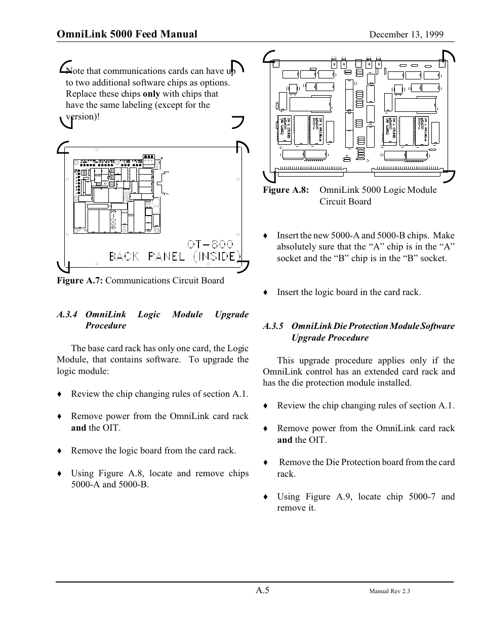 Omnilink 5000 feed manual | LINK Systems OmniLink - Feed Interface User Manual | Page 38 / 40