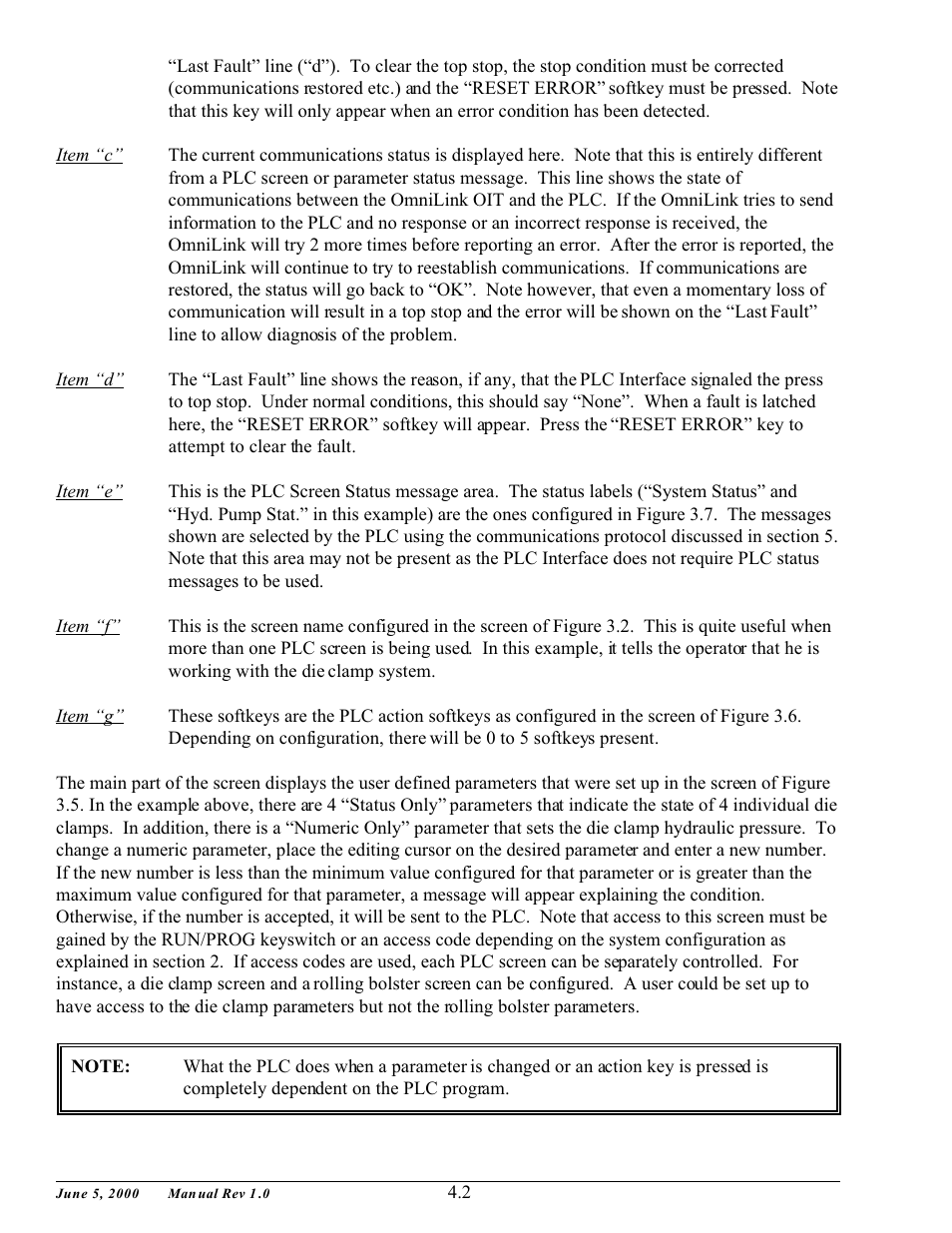 LINK Systems OmniLink - PLC Interface User Manual | Page 27 / 53