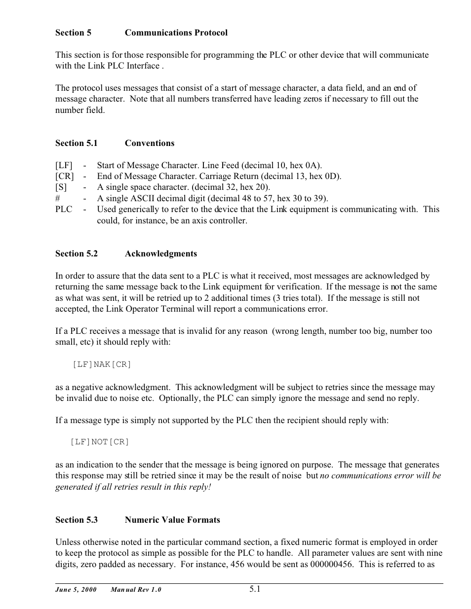 LINK Systems OmniLink - PLC Interface User Manual | Page 28 / 53