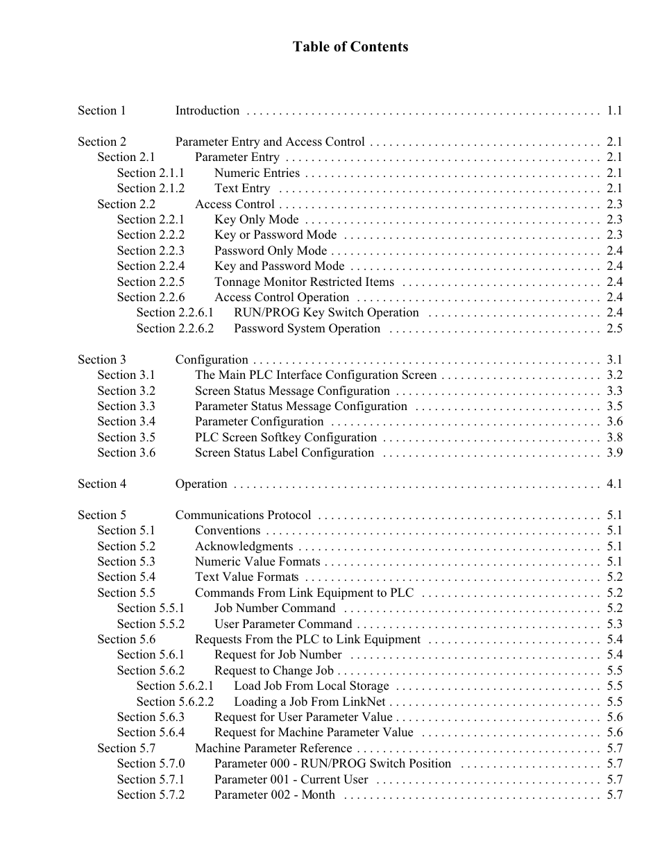 LINK Systems OmniLink - PLC Interface User Manual | Page 3 / 53