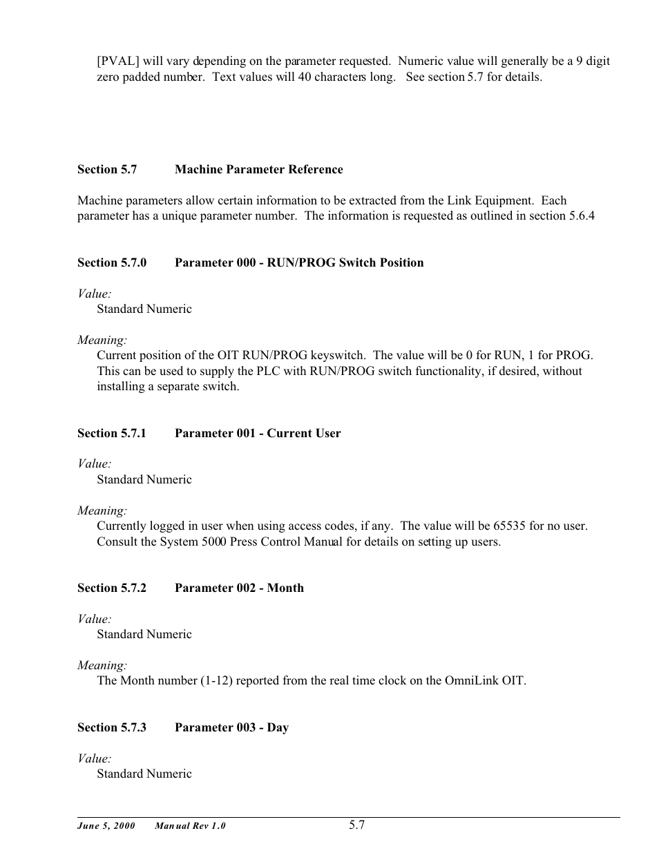 LINK Systems OmniLink - PLC Interface User Manual | Page 34 / 53