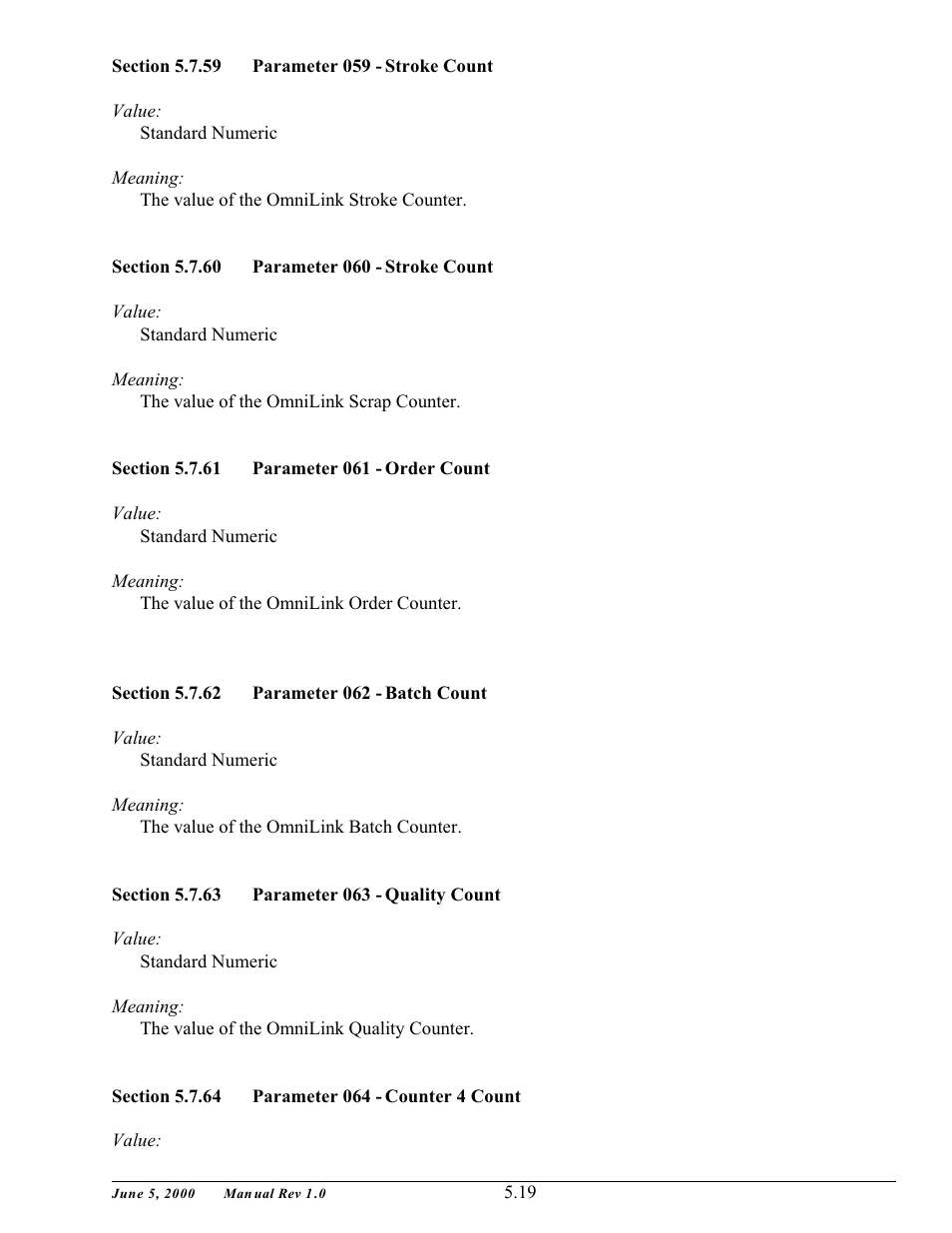 LINK Systems OmniLink - PLC Interface User Manual | Page 46 / 53