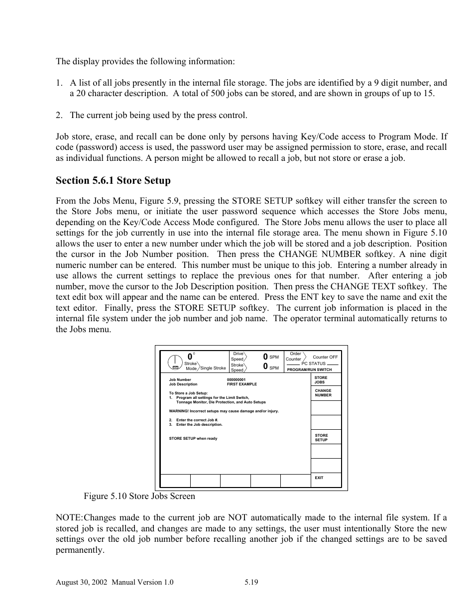 LINK Systems OmniLink II Press Automation Control User Manual | Page 102 / 154