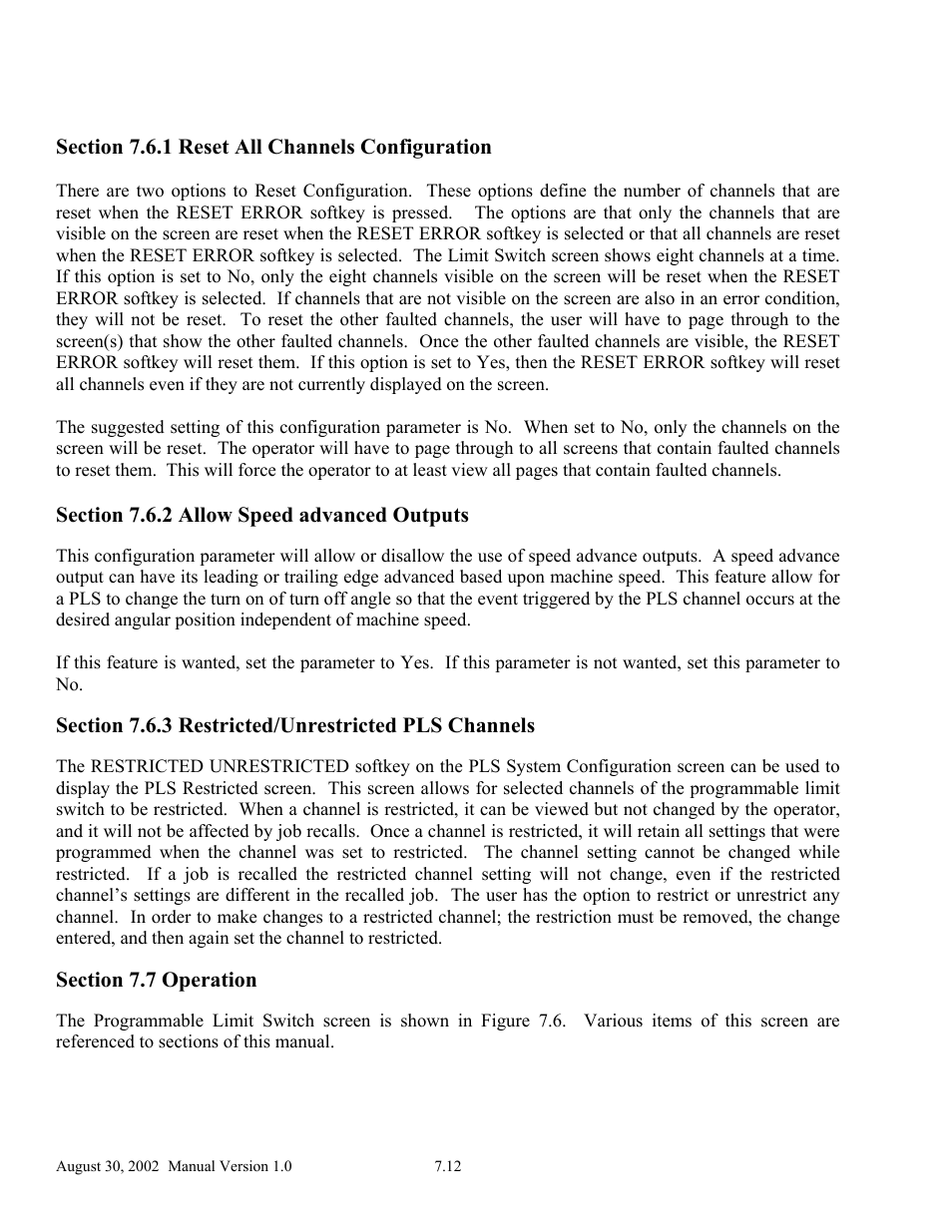 LINK Systems OmniLink II Press Automation Control User Manual | Page 149 / 154