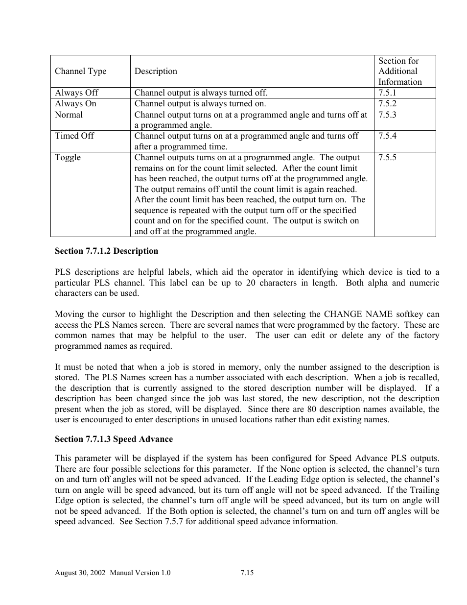 LINK Systems OmniLink II Press Automation Control User Manual | Page 152 / 154