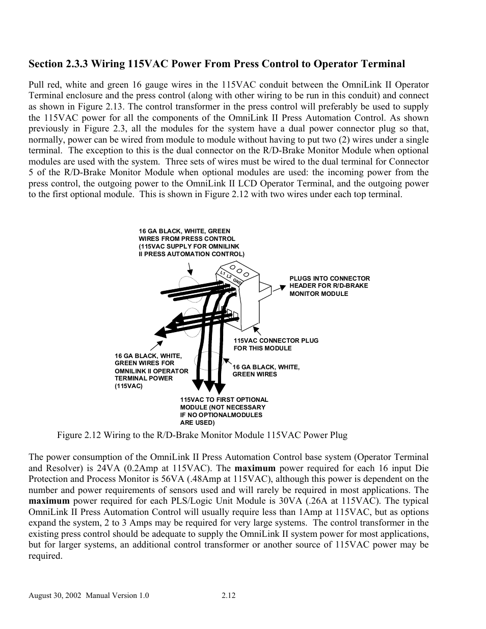 LINK Systems OmniLink II Press Automation Control User Manual | Page 21 / 154