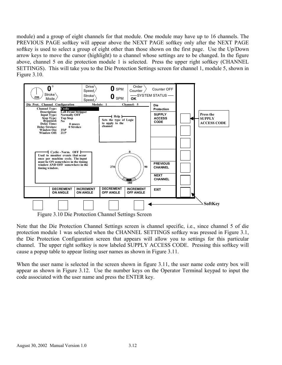 Softkey | LINK Systems OmniLink II Press Automation Control User Manual | Page 45 / 154